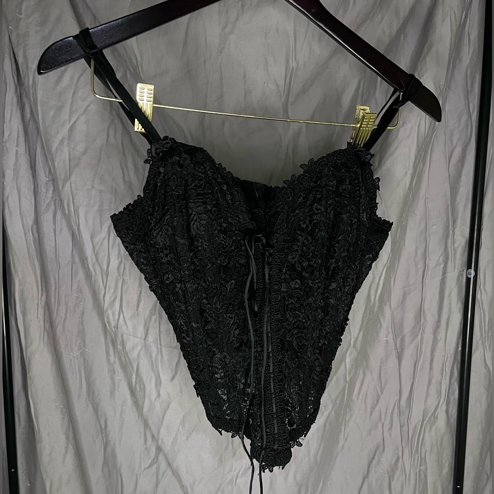 gothic lace corset